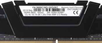 G.Skill Ripjaws V F4-3600C16D-32GVKC memory