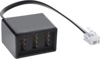 InLine Adapter Kabel RJ11 6P4C mski