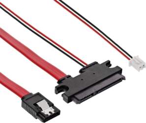 InLine SATA 15-pin - Molex x2