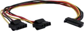 InLine SATA 15-pin - Molex x2