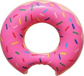 IVY Inflatable Donut Pool Float Ring