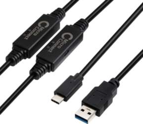 Kabel USB MicroConnect USB-C - USB-A