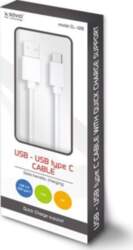 Kabel USB Savio USB-A - USB-C