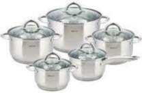 Kitchen pot set, 10 pieces -