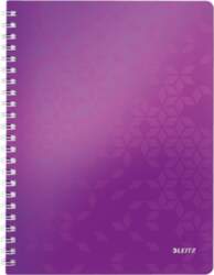 Leitz WOW Notebook A4 squared, wirebound