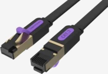 PATCH CABLE CAT.7 FLAT/10M BLACK