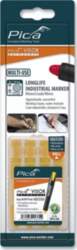 Pica VISOR permanent replacement refills yellow