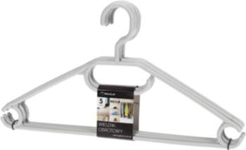 Plastic Hanger with Rotary Hook, 5
