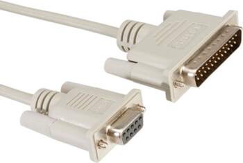 Roline Modem Cable, DB9 F -