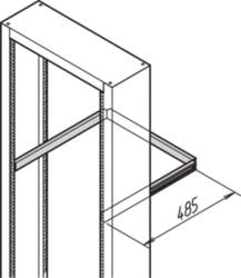 Schroff Labrack Cable Support Rail 20118460