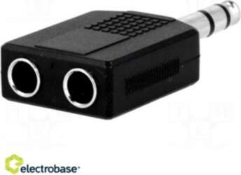 Splitter; Jack 6.35mm socket x2
