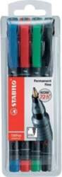 STABILO OHPen universal permanent, 4 Pack