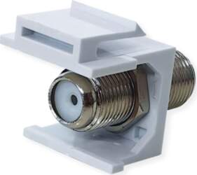 Value F-Type Keystone Coupler, Plastic 25