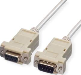 Value RS232 Cable, DB9 M -
