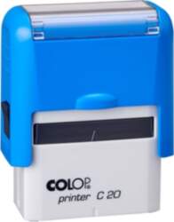 Zīmogs COLOP Printer C20, zils korpuss