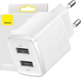 Adowarka Baseus Compact 2x USB-A 2