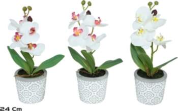 Artificial Orchids In Pot x4 –