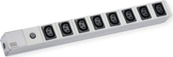 Bachmann 19" socket strip, 8x C13