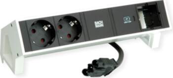 Bachmann DESK2 2xprotective contact USB C