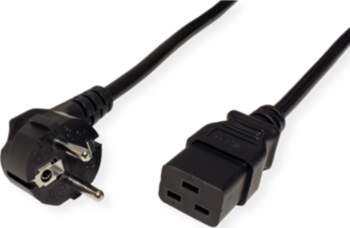 Barošanas kabelis Schuko IEC320-C19, 16A, 3m