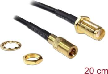 Delock Antenna Cable SMA Jack Bulkhead