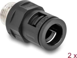 Delock Conduit Fitting with brass external