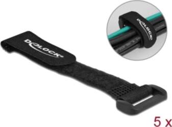 Delock Hook-and-loop cable tie with loop