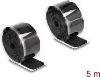 Delock Hook-and-loop pad on roll self-adhesive