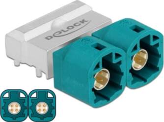 Delock HSD Z plug 2 x