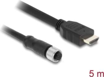 Delock M12 Cable A-coded 17 pin