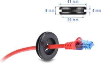 Delock Rubber Cable Bushing round Ø