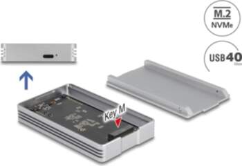 Delock USB4™ 40 Gbps Enclosure for