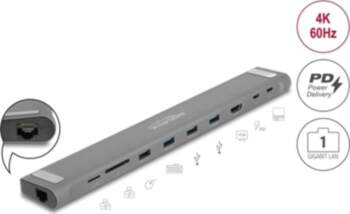 Delock USB Type-C™ Slim Docking Station