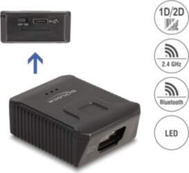 Delock Wearable Barcode Scanner 1D and