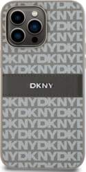 DKNY PU Leather Repeat Pattern Tonal