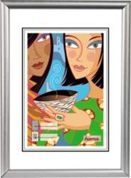Hama Madrid silver         15x20 Plastic Frame