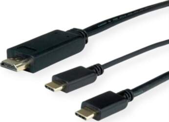 Kabelis TypeC > HDMI + TypeC
