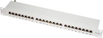 Logilink 19" Cat.6A Patchpanel, 24-port