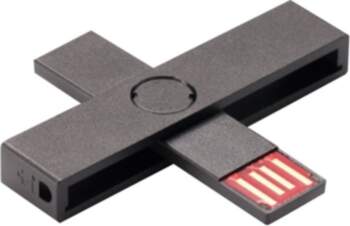 PLUSS ID smart card reader black