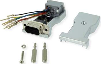 Roline DB9 plug - RJ-45 socket