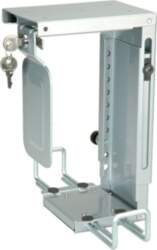 Roline Mini PC Holder, lockable, silver
