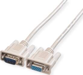 Roline VGA Cable, HD15, F/M, 10