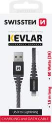 Swissten ARAMID REINFORCED Data Cable USB