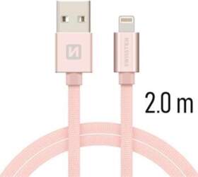 Swissten Textile Fast Charge 3A Lightning
