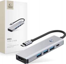 TECH-PROTECT HB01 HUB ADAPTER 5IN1 TYPE-C