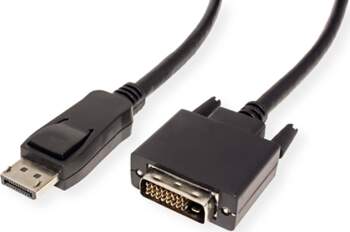 Value DisplayPort Cable, DP-DVI-D, M/M, black