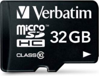 Verbatim microSDHC          32GB Class 10 UHS-I