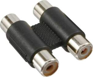 Adapter AV InLine RCA (Cinch) x2