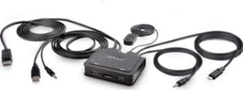 Przecznik StarTech Cable KVM 2-Port USB