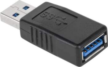 Adapter USB USB-A - USB-A Czarny